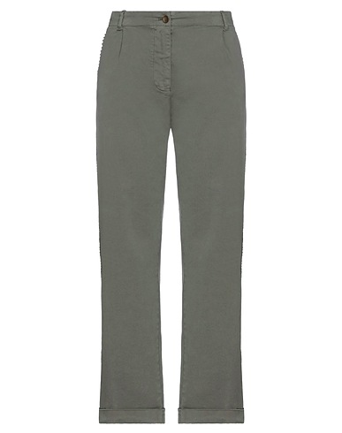 MASON'S Casual pants Military green 97% Cotton, 3% Elastane
