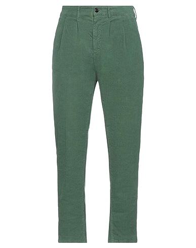 (+) PEOPLE Casual trouser Green 99% Cotton, 1% Elastane