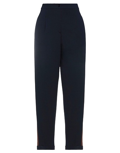 LE TRICOT PERUGIA Casual trouser Midnight blue 71% Viscose, 24% Polyamide, 5% Elastane, Virgin Wool, Silk