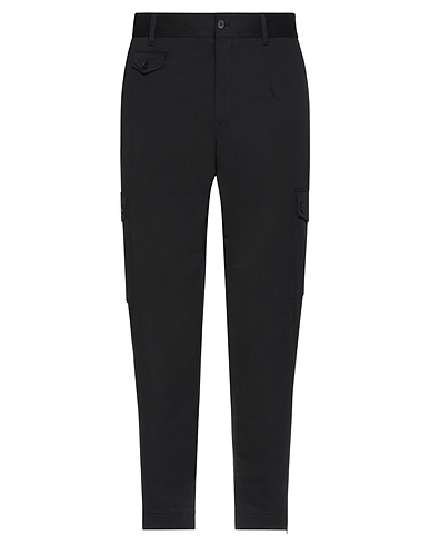 DOLCE&GABBANA Casual παντελόνι Μαύρο 97% Βαμβάκι, 3% Ελαστάνη