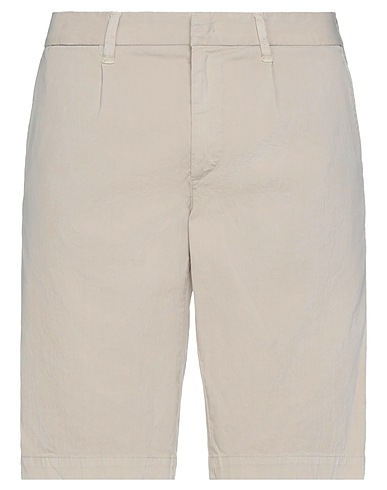 BLAUER. Shorts & Bermuda Beige 97% Cotton, 3% Elastane