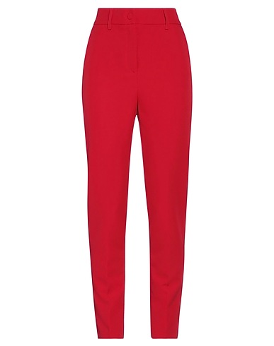 BLUMARINE Casual trouser Red 88% Polyester, 12% Elastane