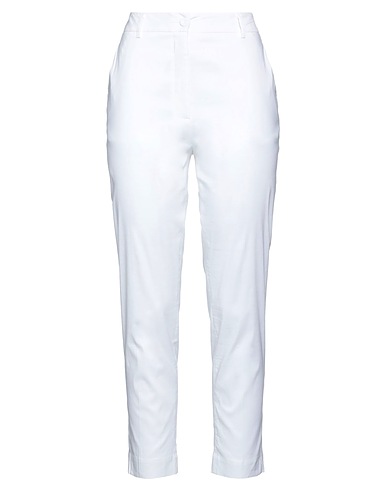 PIERANTONIO GASPARI Pantalone Bianco 36% Viscosa, 34% Lino, 27% Poliammide, 3% Elastan