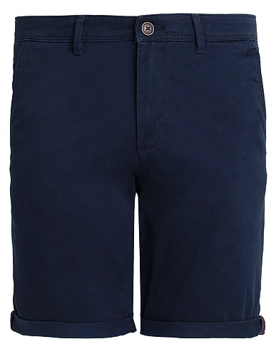 JACK & JONES Shorts & Bermuda JJIBOWIE JJSHORTS SOLID SA STS Blu navy 98% Cotone, 2% Elastan