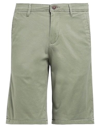JACK & JONES Shorts & Bermuda JJIBOWIE JJSHORTS SOLID SA STS Verde salvia 98% Cotone, 2% Elastan