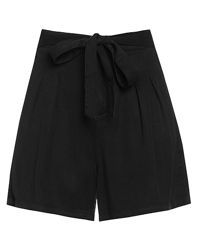 VERO MODA Shorts et Bermudas VMMIA HR LOOSE SUMMER SHORTS GA NOOS Noir 100% Lyocell Tencel™