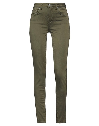 LIU •JO Casual pants Military green 67% Cotton, 29% Polyester, 4% Elastane