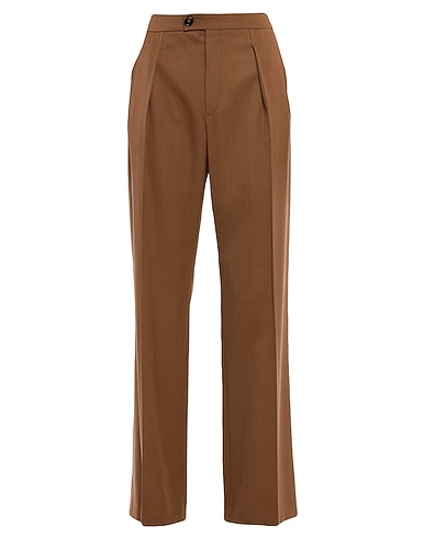 CHLOÉ Casual trouser Khaki 99% Virgin Wool, 1% Elastane