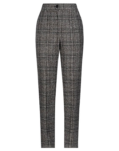DOLCE&GABBANA Casual trouser Dark brown 39% Alpaca wool, 33% Cotton, 28% Polyamide