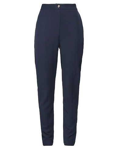 MOTEL Casual trouser Navy blue 92% Polyester, 8% Elastane