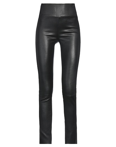 SPRWMN Casual pants Black 100% Lambskin
