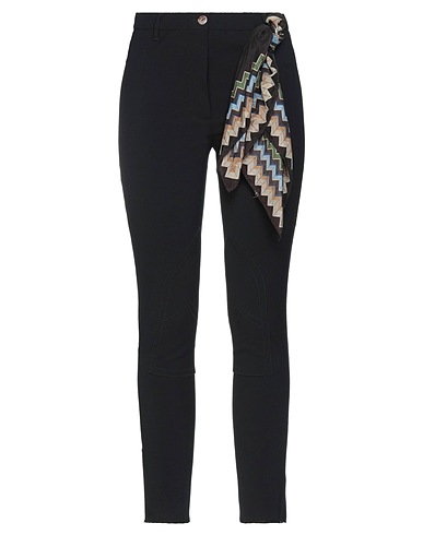 IBRIGU Pantalone Nero 79% Viscosa, 19% Lana Vergine, 2% Elastan