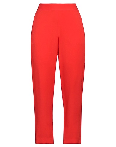 PIAZZA SEMPIONE Casual trouser Orange 70% Acetate, 30% Viscose