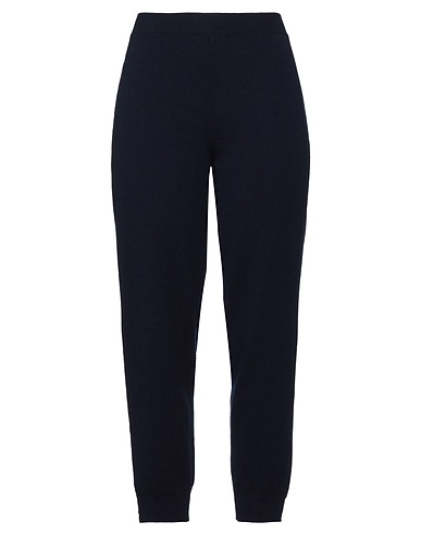 STELLA McCARTNEY Casual trouser Navy blue 75% Cashmere, 25% Virgin Wool, Cotton, Polyester, Wool