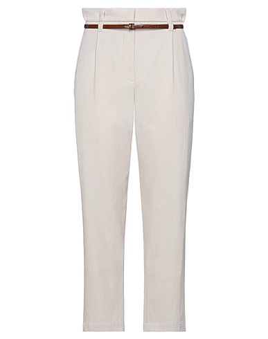 BRUNELLO CUCINELLI Casual pants Beige 76% Virgin Wool, 24% Cotton