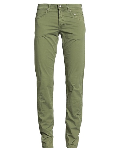 SIVIGLIA Casual pants Green 98% Cotton, 2% Elastane