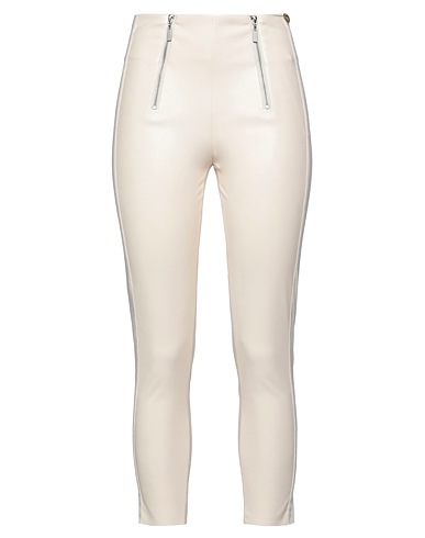 TWINSET Casual παντελόνι Μπεζ 100% Πολυεστέρας, Βισκόζη, Ελαστάνη
