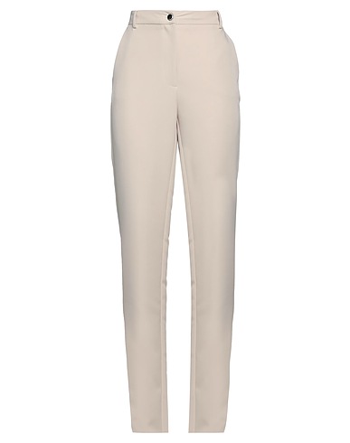 BE BLUMARINE Casual trouser Beige 88% Polyester, 12% Elastane