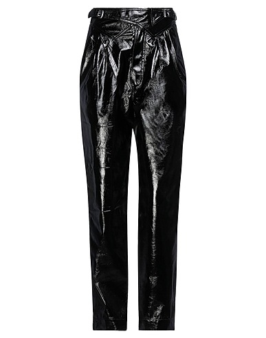 ROTATE BIRGER CHRISTENSEN Casual trouser Black 64% Polyester, 36% Polyurethane