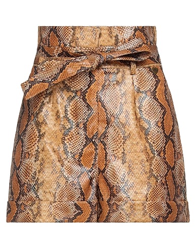 TWINSET Shorts & Bermuda Brown 100% Viscose