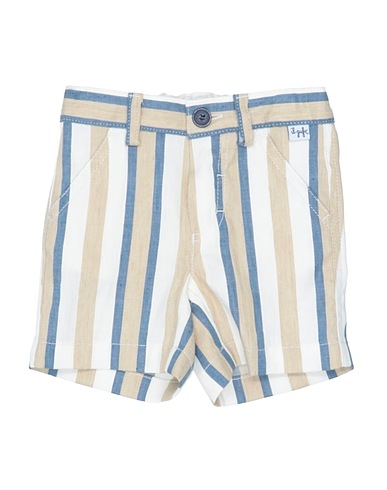 IL GUFO Shorts & Bermuda Beige 68% Linen, 31% Cotton, 1% Elastane