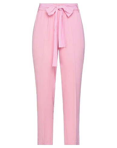 SEVENTY VENEZIA Casual trouser Pink 70% Acetate, 30% Viloft®, Silk