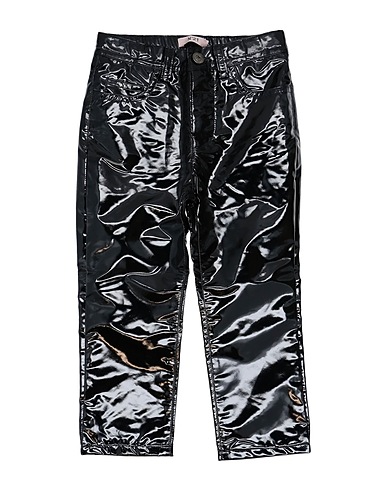 N°21 Casual trouser Black 100% Polyester, Polyurethane