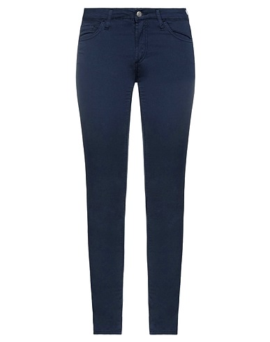 ROŸ ROGER'S Casual trouser Midnight blue 97% Cotton, 3% Elastane