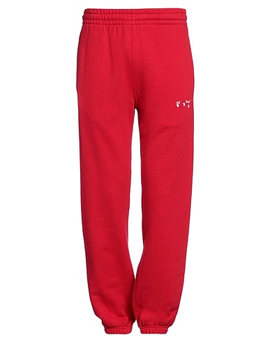 OFF-WHITE™ Casual trouser Red 100% Cotton, Polyester