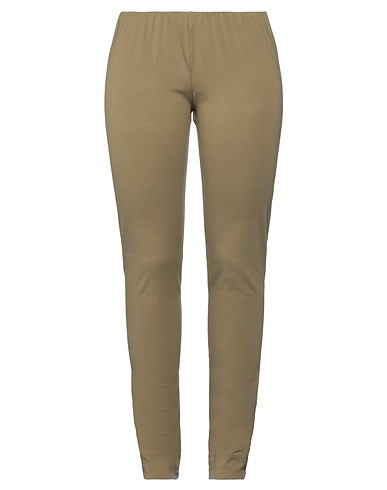 LIVIANA CONTI Leggings Sage green 93% Viscose, 7% Elastane