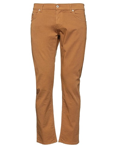 DONDUP Casual pants Camel 98% Cotton, 2% Elastane