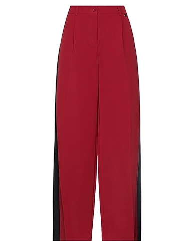 FRACOMINA Casual trouser Red 88% Polyester, 12% Elastane