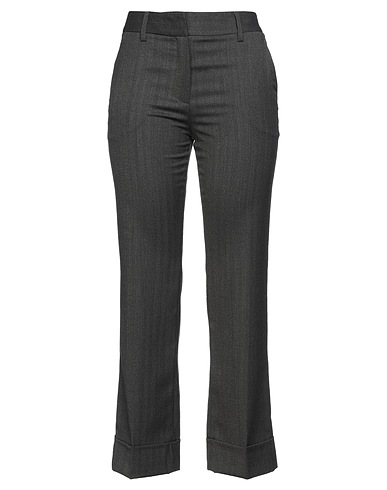 TRUE ROYAL Casual trouser Dark brown 54% Wool, 44% Polyester, 2% Elastane