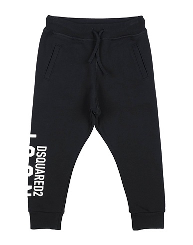 DSQUARED2 Casual pants Black 100% Cotton, Elastane
