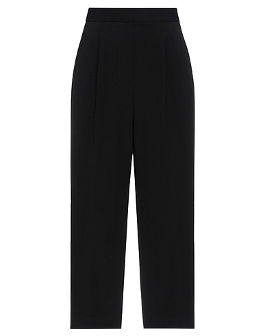 LIVIANA CONTI Casual trouser Black 97% Viscose, 3% Rubber