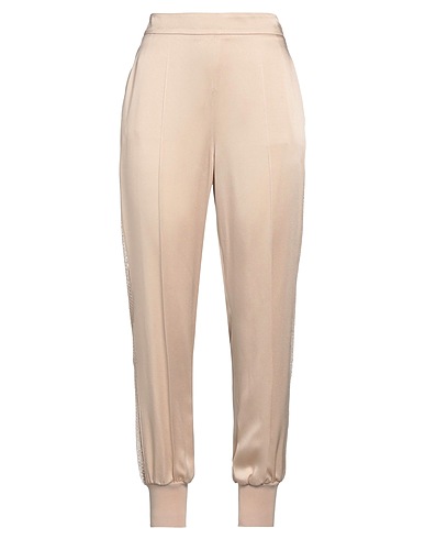 STELLA McCARTNEY Casual trouser Light brown 61% Viscose, 39% Acetate, Cotton, Polyester