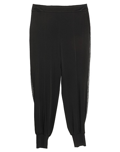 STELLA McCARTNEY Pantalone Nero 61% Viscosa, 39% Acetato, Cotone, Poliestere