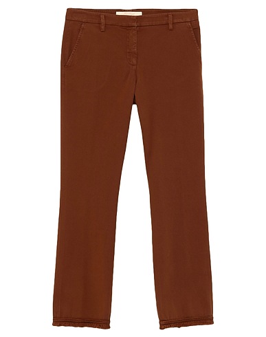 TRUE ROYAL Casual pants Rust 98% Cotton, 2% Elastane