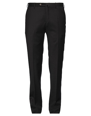 PT Torino Casual trouser Dark brown 98% Virgin Wool, 2% Elastane