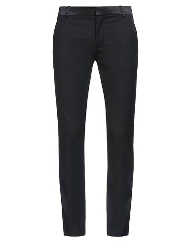 BALMAIN Casual pants Black 100% Wool, Polyester, Silk, Cotton, Elastane