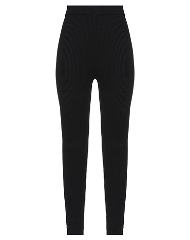 DOLCE&GABBANA Leggings Black 100% Virgin Wool