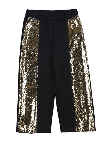 TO BE TOO Casual trouser Black 80% Cotton, 20% Polyester