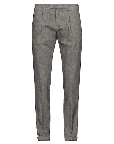 BRIGLIA 1949 Casual trouser Grey 48% Cotton, 33% Polyester, 18% Viscose, 1% Elastane