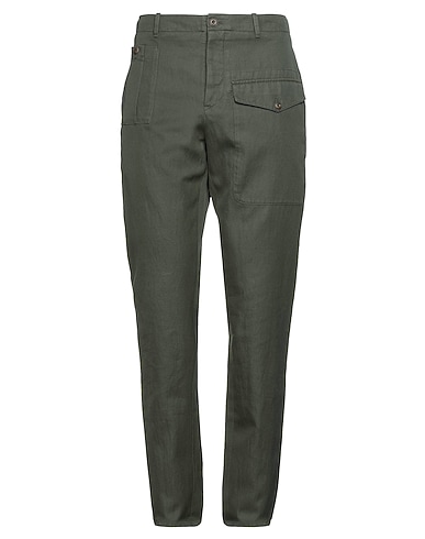 GTA IL PANTALONE Casual trouser Military green 52% Cotton, 48% Linen