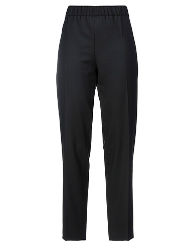 D.EXTERIOR Casual pants Black 95% Wool, 5% Lycra®