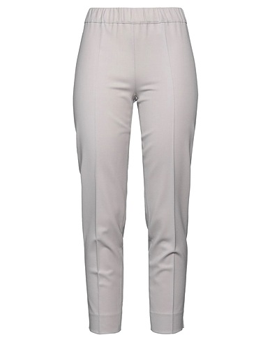 D.EXTERIOR Casual pants Light grey 95% Wool, 5% Lycra®