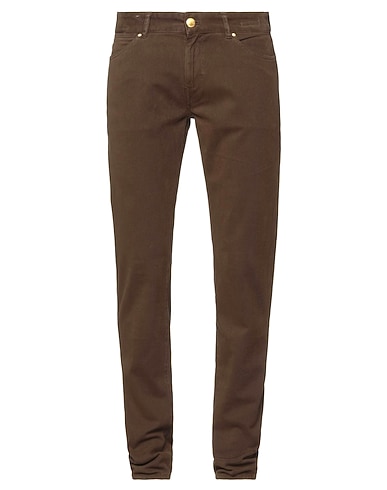PT Torino Pantalone Marrone 98% Cotone, 2% Elastan