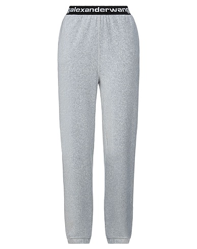 ALEXANDER WANG Pantalone Grigio chiaro 57% Cotone, 40% Poliestere, 3% Elastan