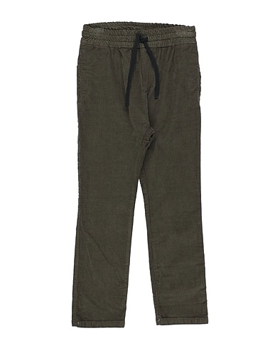 PAOLO PECORA Pantalone Verde militare 98% Cotone, 2% Elastan
