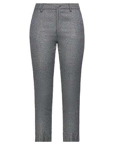 LIU •JO Casual trouser Black 63% Polyester, 33% Viscose, 2% Elastane, 2% Metallic fiber